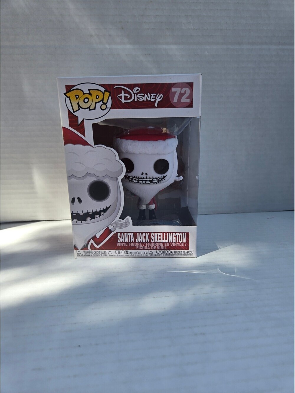 Funko Pop! Disney Santa Jack Skellington #72 Collectible Figure - Very Good